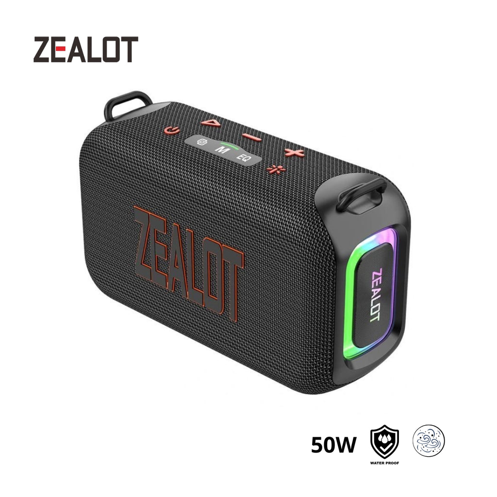 ZEALOT S85 – Enceinte Bluetooth Portable Puissante, Basse Profonde & Longue Autonomie