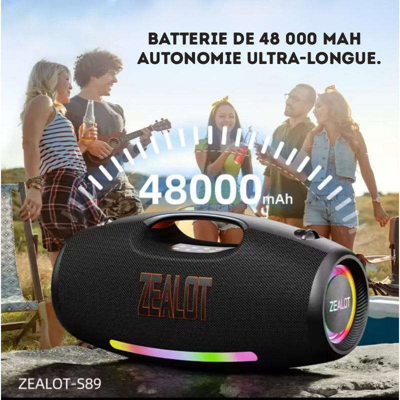 Zealot S89 – L’enceinte de puissance ultime, son 360° qui fait vibrer vos murs