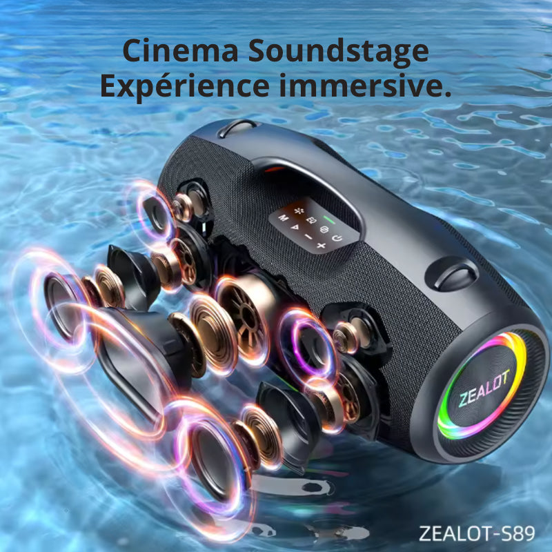 Zealot S89 – L’enceinte de puissance ultime, son 360° qui fait vibrer vos murs
