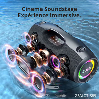 Zealot S89 – L’enceinte de puissance ultime, son 360° qui fait vibrer vos murs