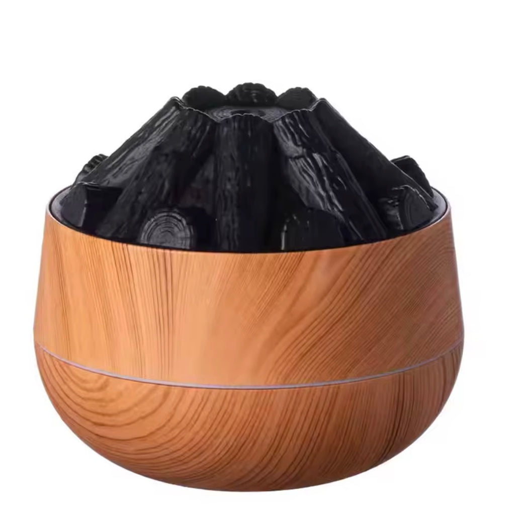 Humidificateur Flamme 300 ml – Diffuseur d’Huiles Essentielles & Veilleuse LED