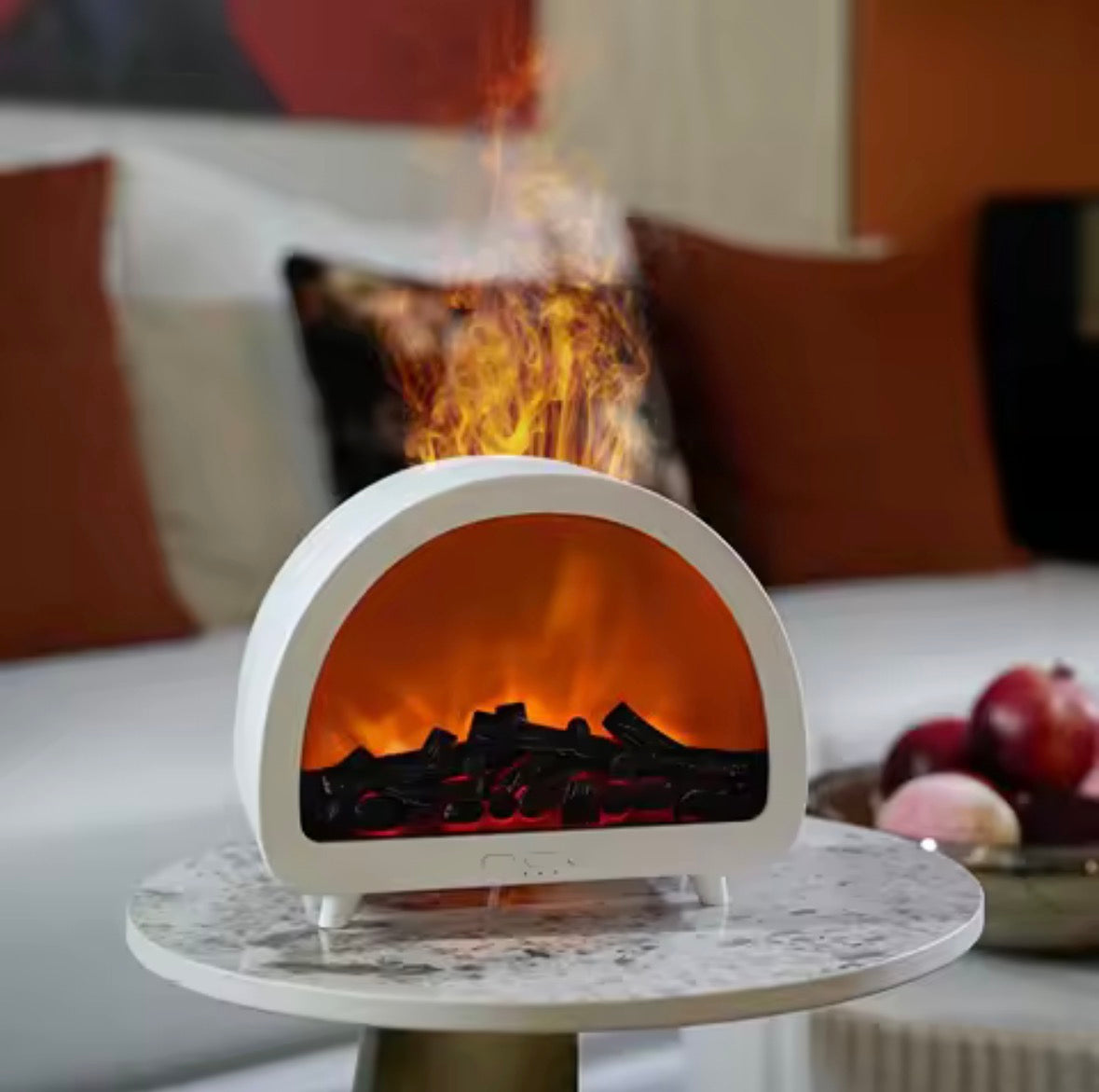 Diffuseur d’Arômes à Flamme – Effet Cheminée & Lumière Aurora ✨🔥