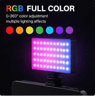 PLOKAMA M.S-20 Pro – Lampe LED RGB 6W Magnétique pour Smartphone & Caméra