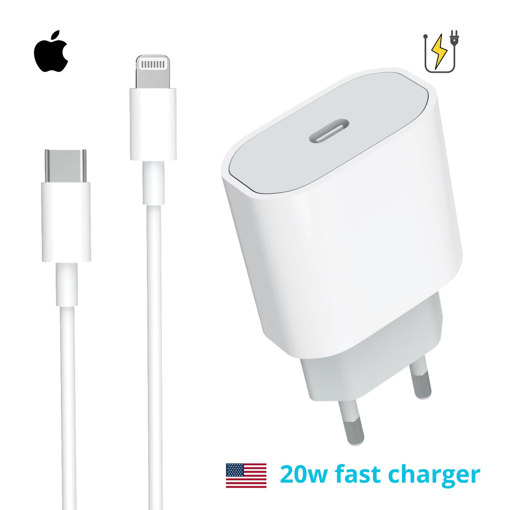 Chargeur iPhone PD 20W – Compatible Tous Modèles Récents