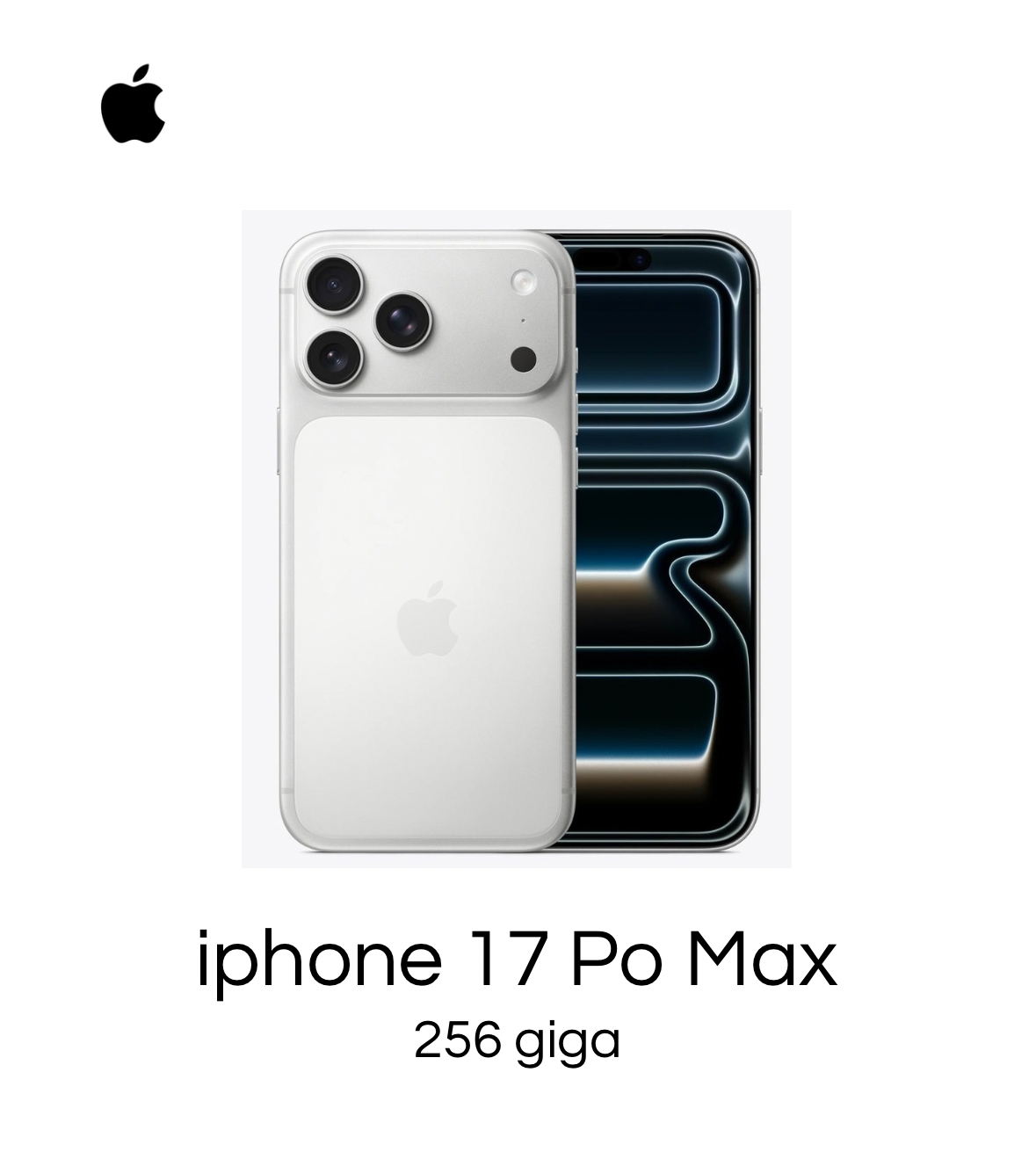 iPhone 17 Pro Max 256 Go