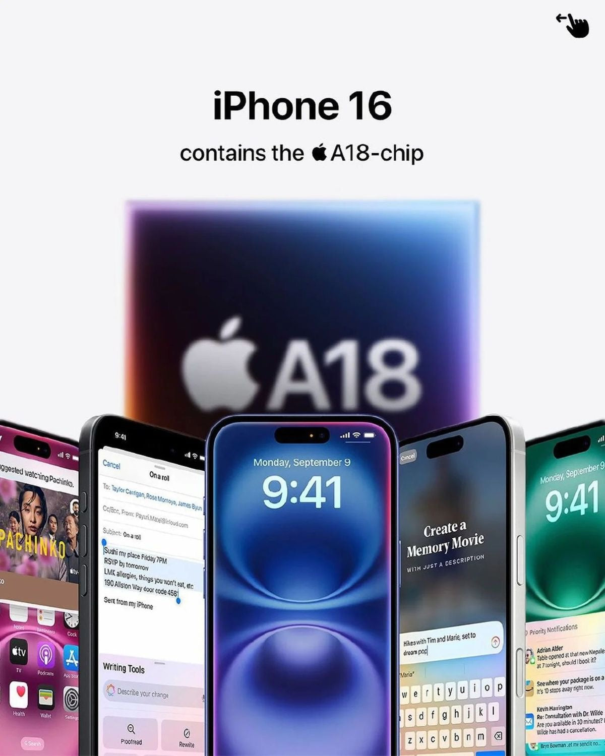 Apple iPhone 16 – 128 Go | Performance & Élégance