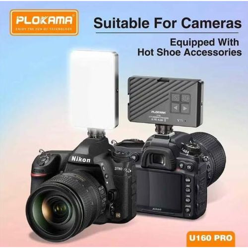 PLOKAMA U160 Pro – Lampe LED RGB Professionnelle