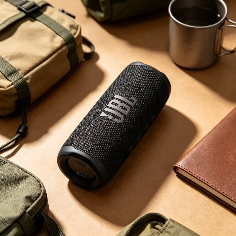 JBL Flip 6 – Enceinte Bluetooth Portable avec Son Puissant et Jusqu’à 12h d’Autonomie