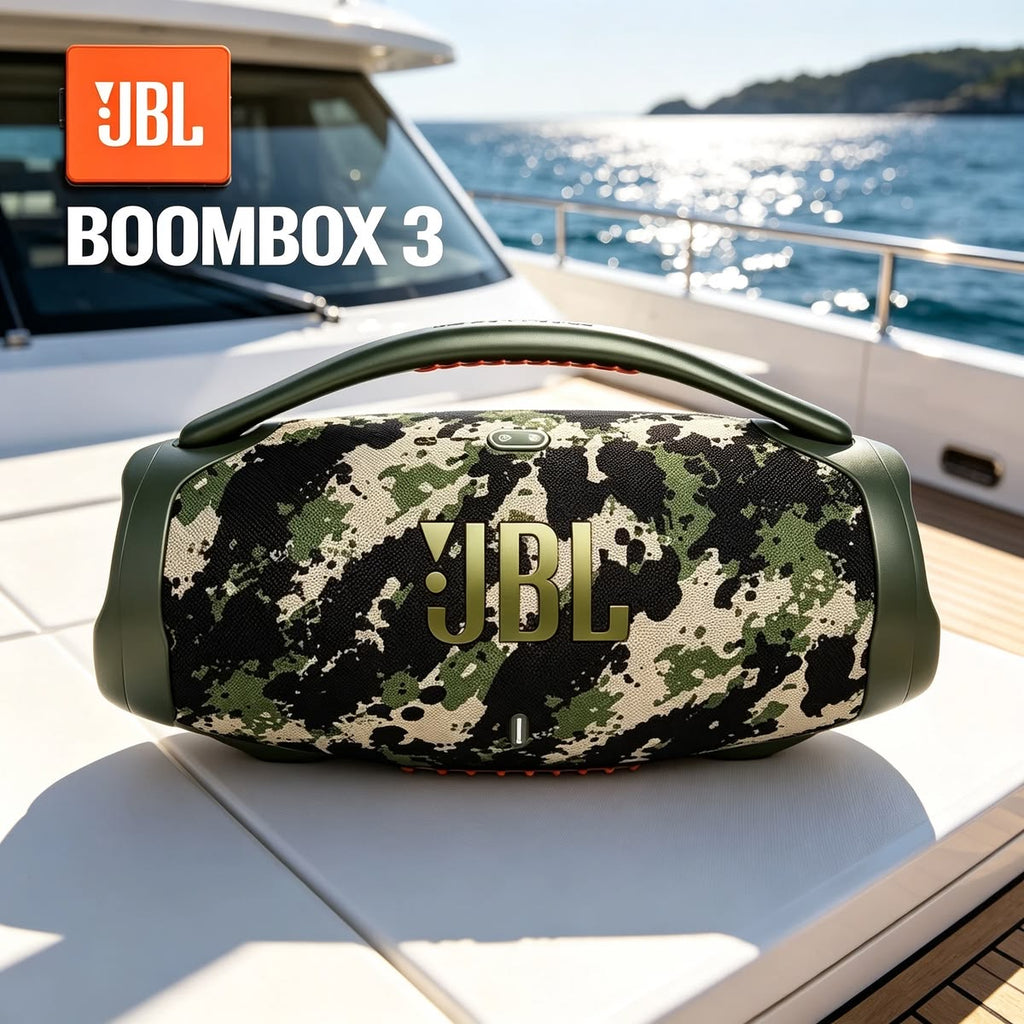JBL Boombox 3 – Un son monumental, des basses surpuissantes et une ambiance XXL