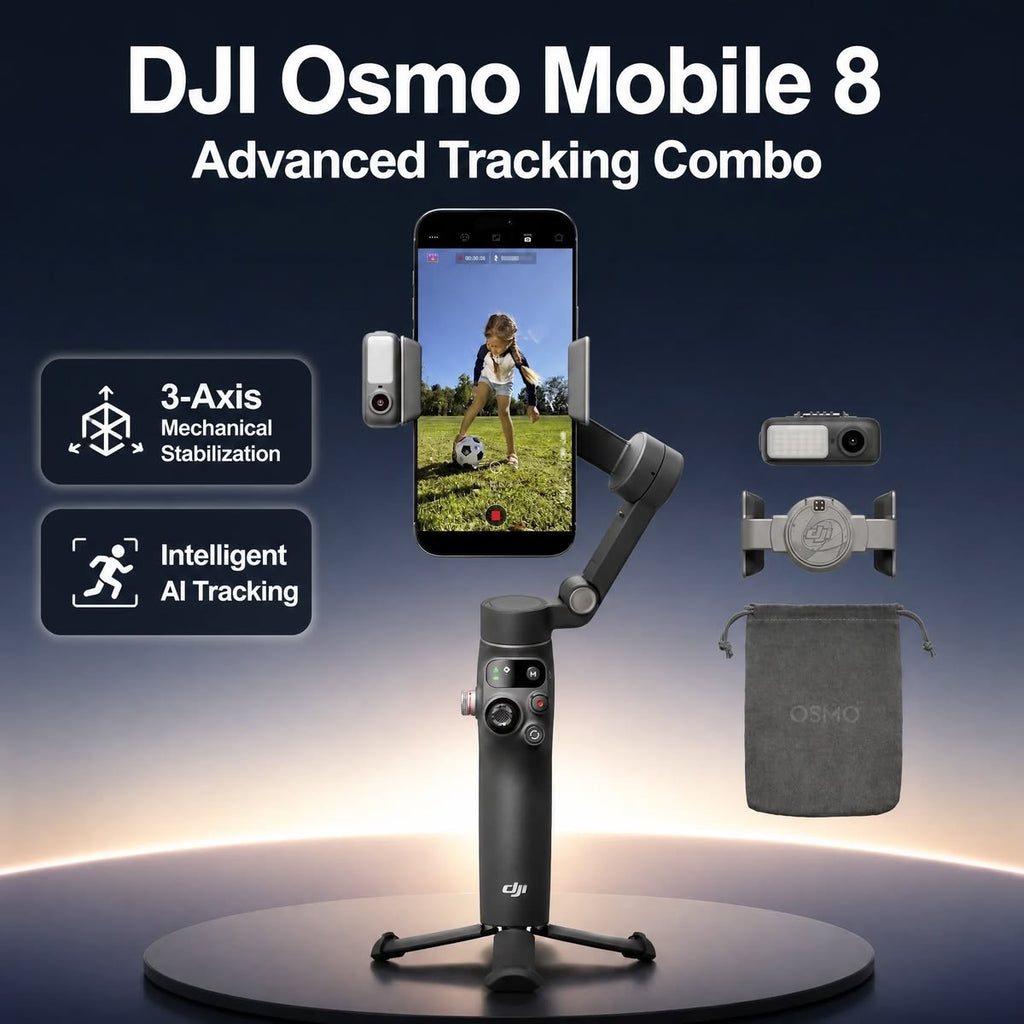 DJI Osmo Mobile 8 – Des vidéos ultra-fluides et professionnelles avec ton smartphone
