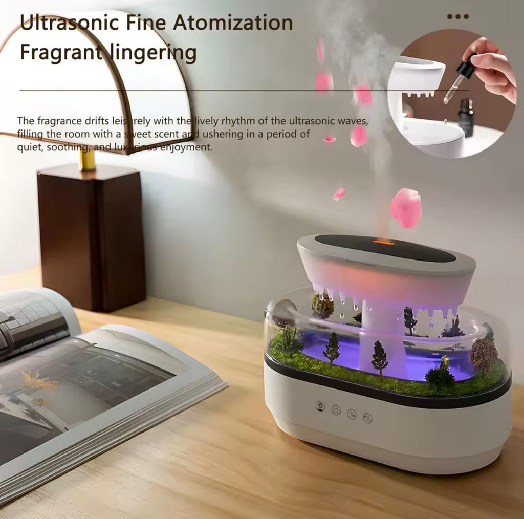 Diffuseur d’Arômes Raindrop : transforme ton espace en véritable cocon de détente.