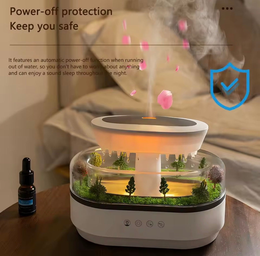 Diffuseur d’Arômes Raindrop : transforme ton espace en véritable cocon de détente.