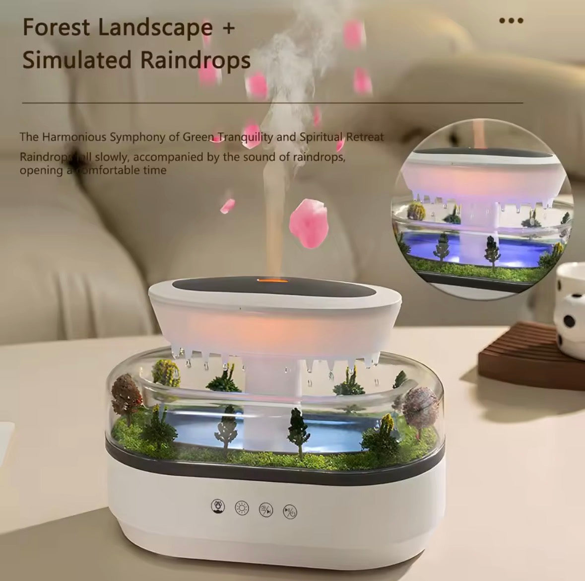 Diffuseur d’Arômes Raindrop : transforme ton espace en véritable cocon de détente.