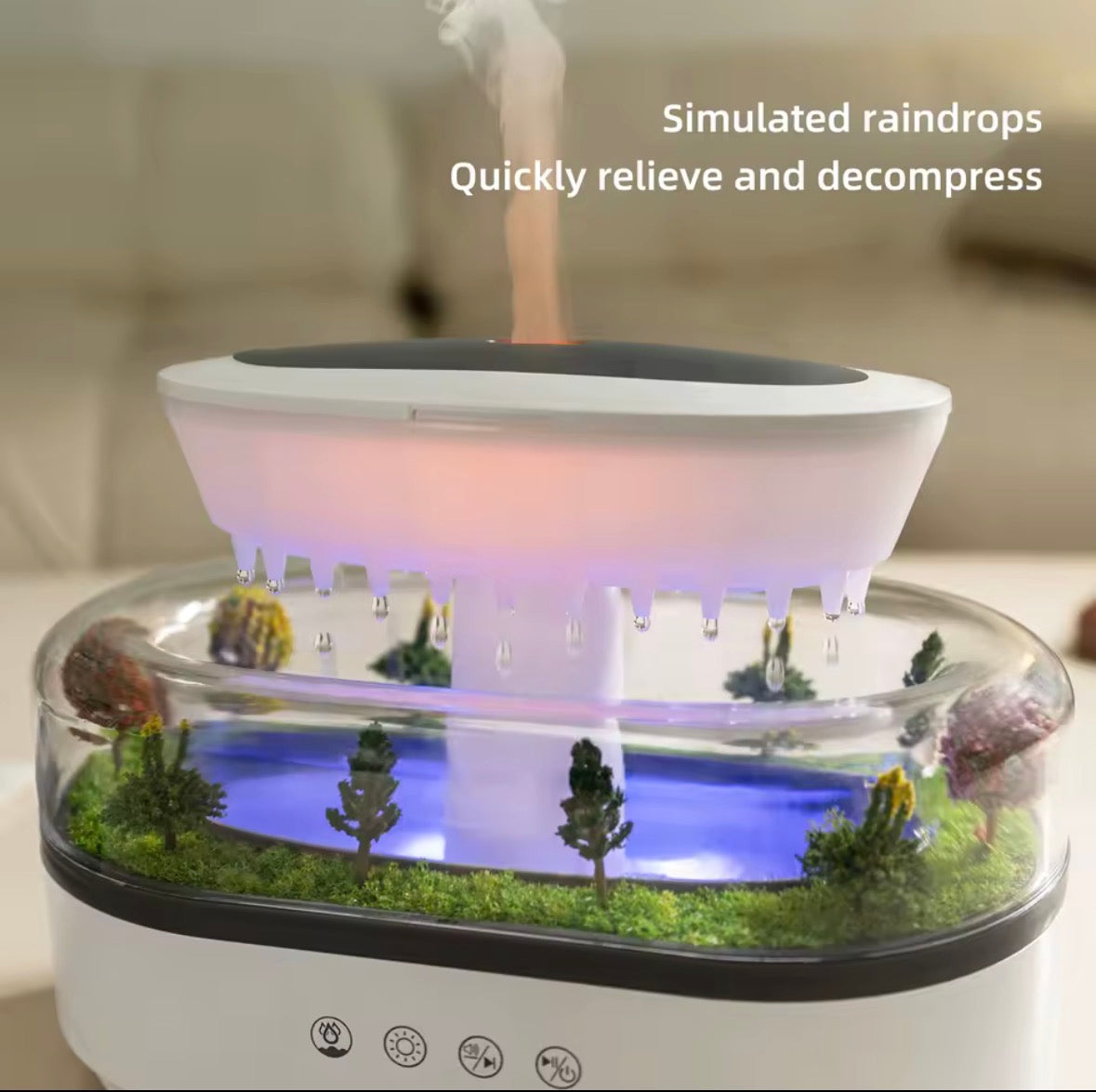 Diffuseur d’Arômes Raindrop : transforme ton espace en véritable cocon de détente.